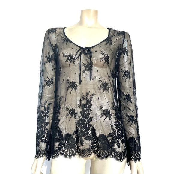 Vintage Lace Top And Skirt Suit - Picture 5 of 10